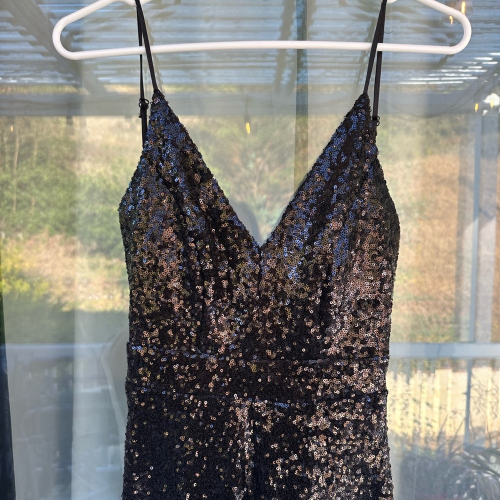 Windsor Black Sequin Backless Dress🌟